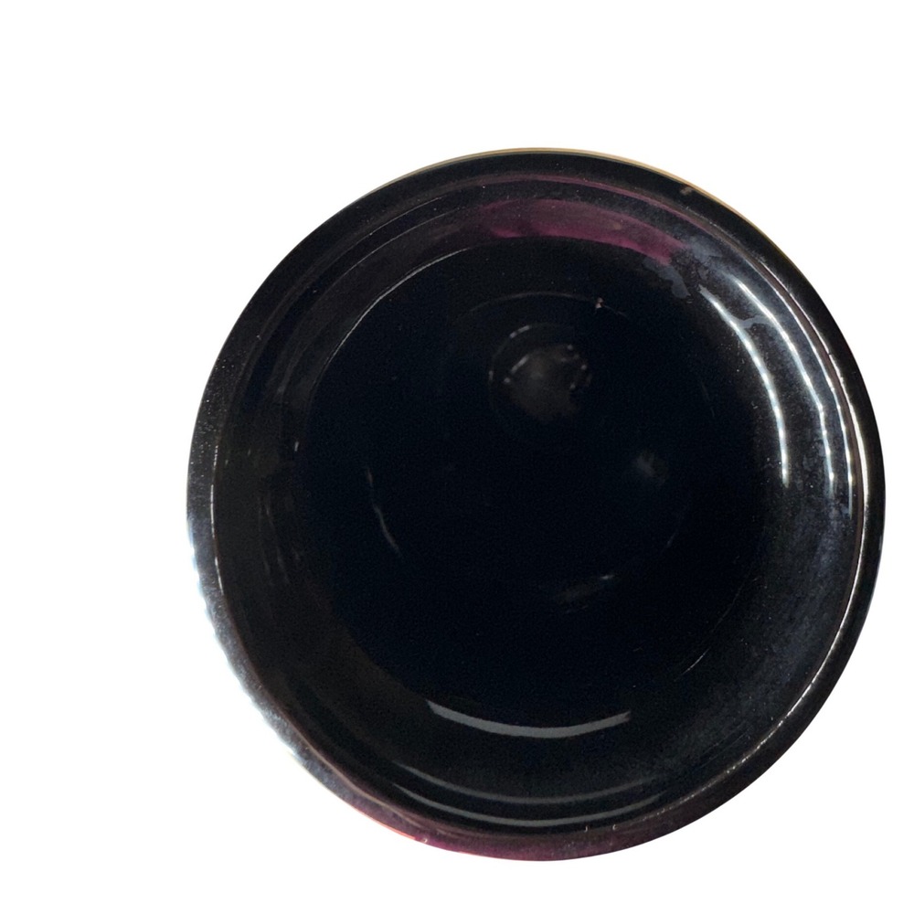 Vintage Japanese Black Porcelain Peacock Vase Ginger Jar Tea Cup Set 7pc Japan - Picture 12 of 15